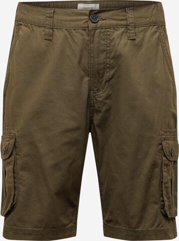 Regular Pantalon cargo Jack's en vert : devant