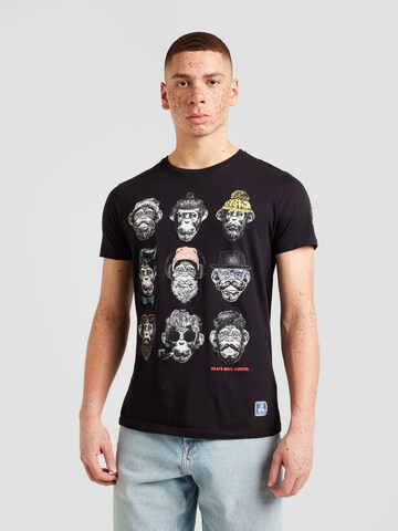 T-Shirt 'LIBERA' BRAVE SOUL en noir : devant
