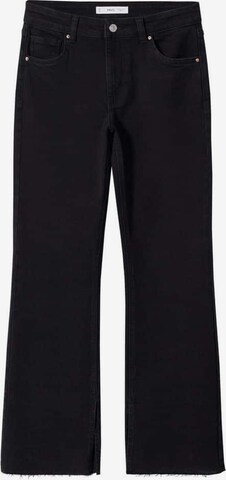 MANGO Regular Jeans 'Elle' in Zwart: voorkant