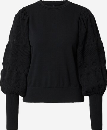 ONLY Sweter 'Melita' w kolorze czarny: przód