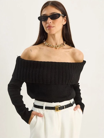 Pull-over 'Pullover' Bianco Lucci en noir : devant