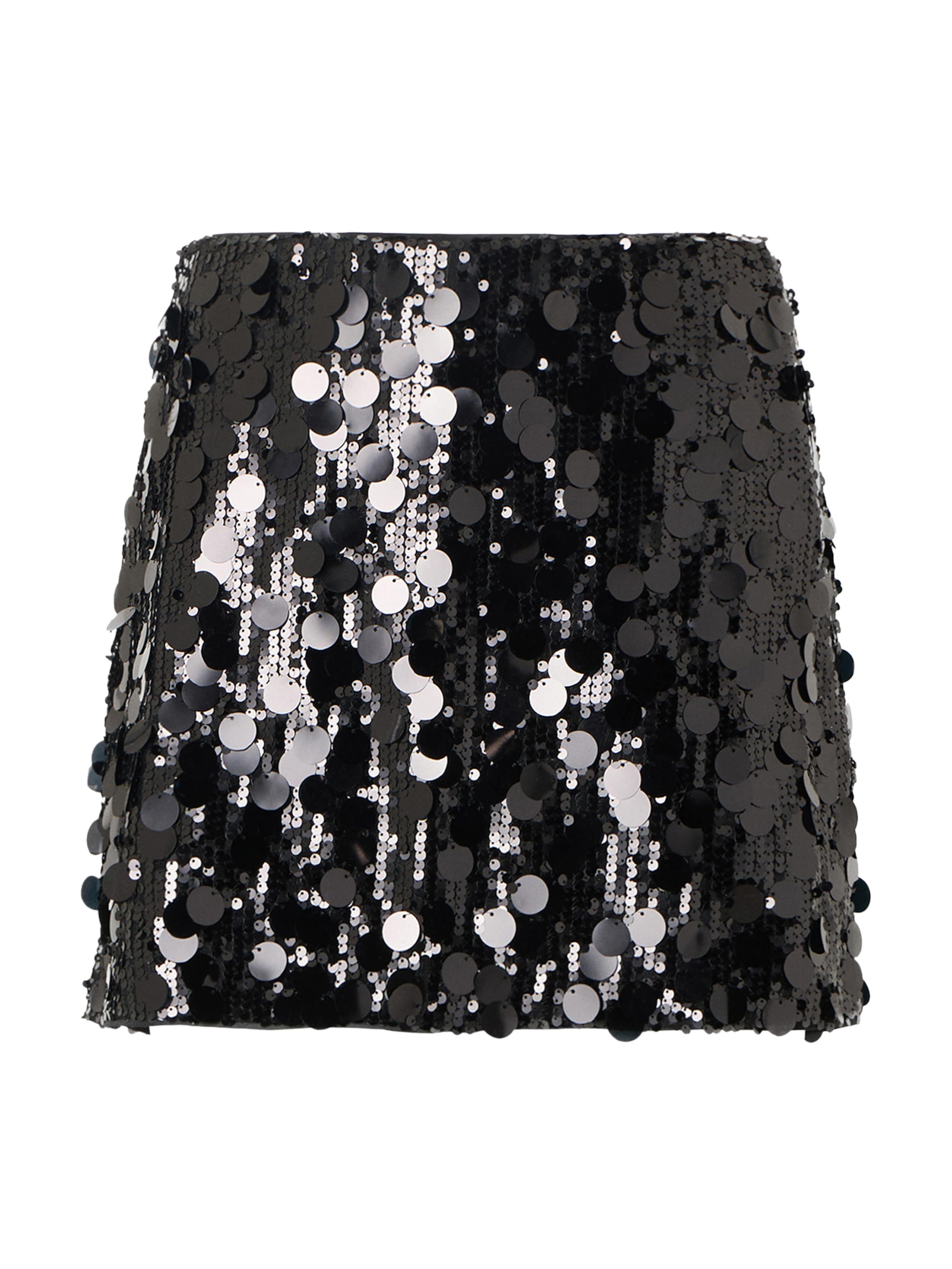 Fustă de la Abercrombie & Fitch pe negru: față