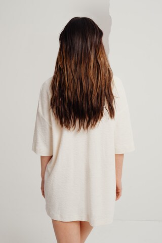 A LOT LESS Oversize t-shirt 'Luna' i vit