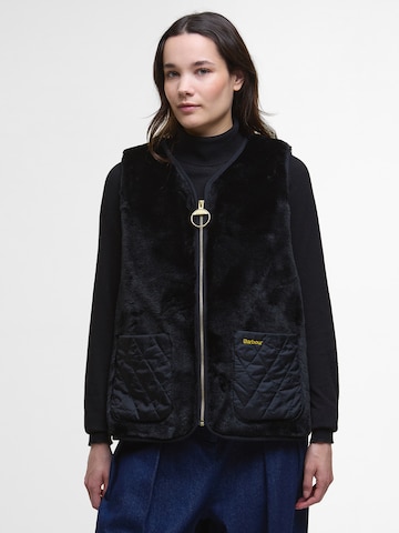 Gilet Barbour en noir : devant