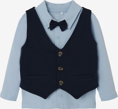 NAME IT Button Up Shirt 'FRANT' in Navy / Light blue, Item view