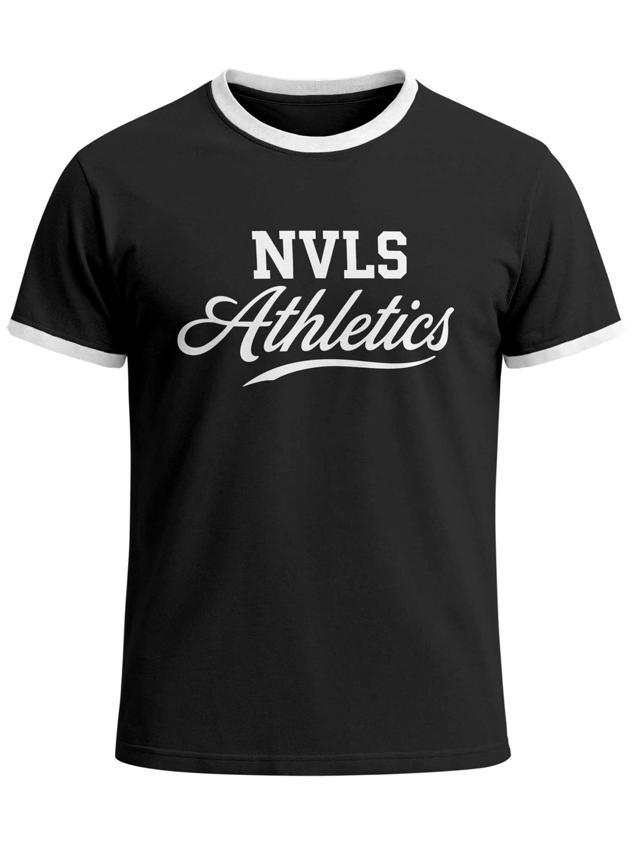 Neverless Shirt 'NVLS Athletics' in Black