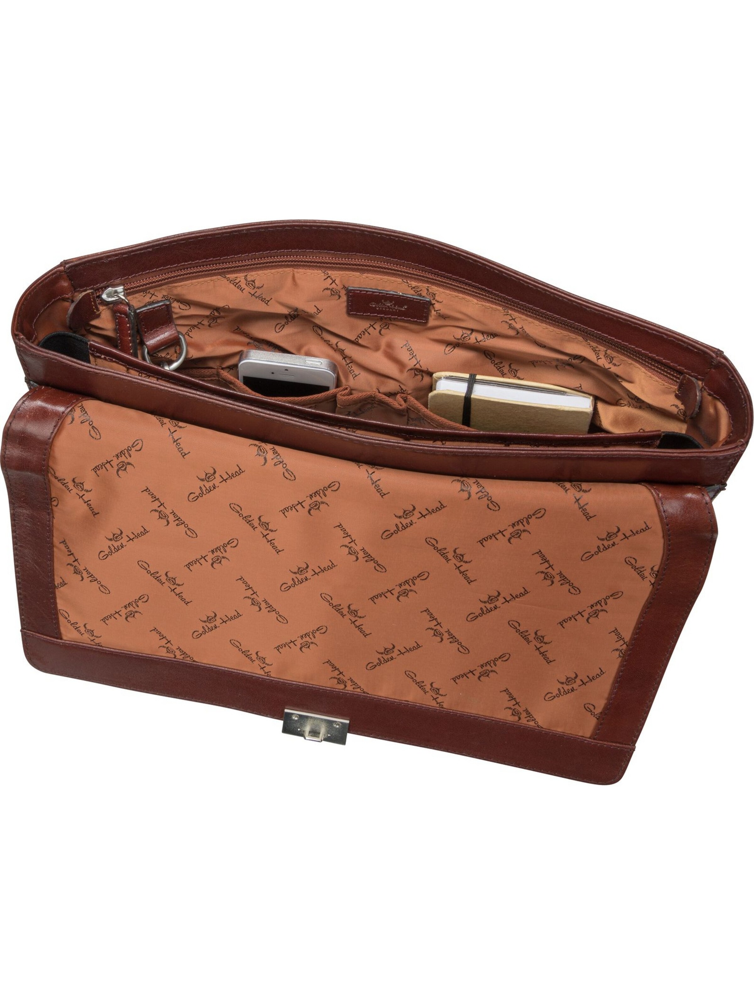 GOLDEN HEAD Document bag 'Colorado' in Brown
