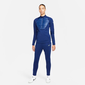 NIKE Slimfit Sporthose 'Academy Winter' in Blau