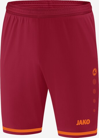 JAKO Workout Pants 'Striker 2.0' in Red: front