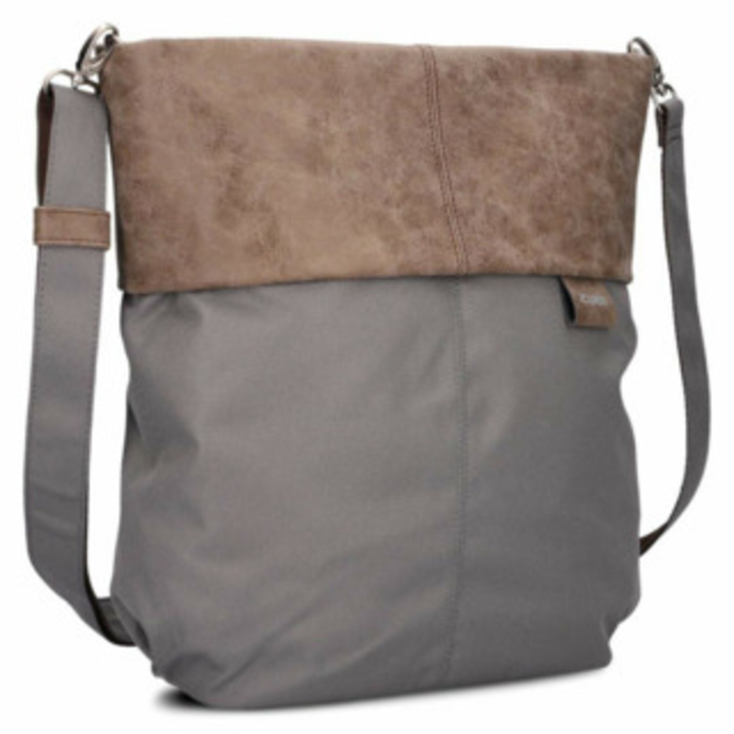 ZWEI Crossbody bag in Grey: front