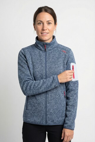 CMP Funktionsfleecejacke in Blau: Vorderseite