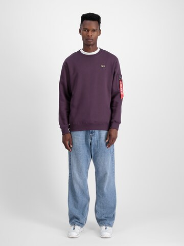 ALPHA INDUSTRIES Μπλούζα φούτερ σε λιλά