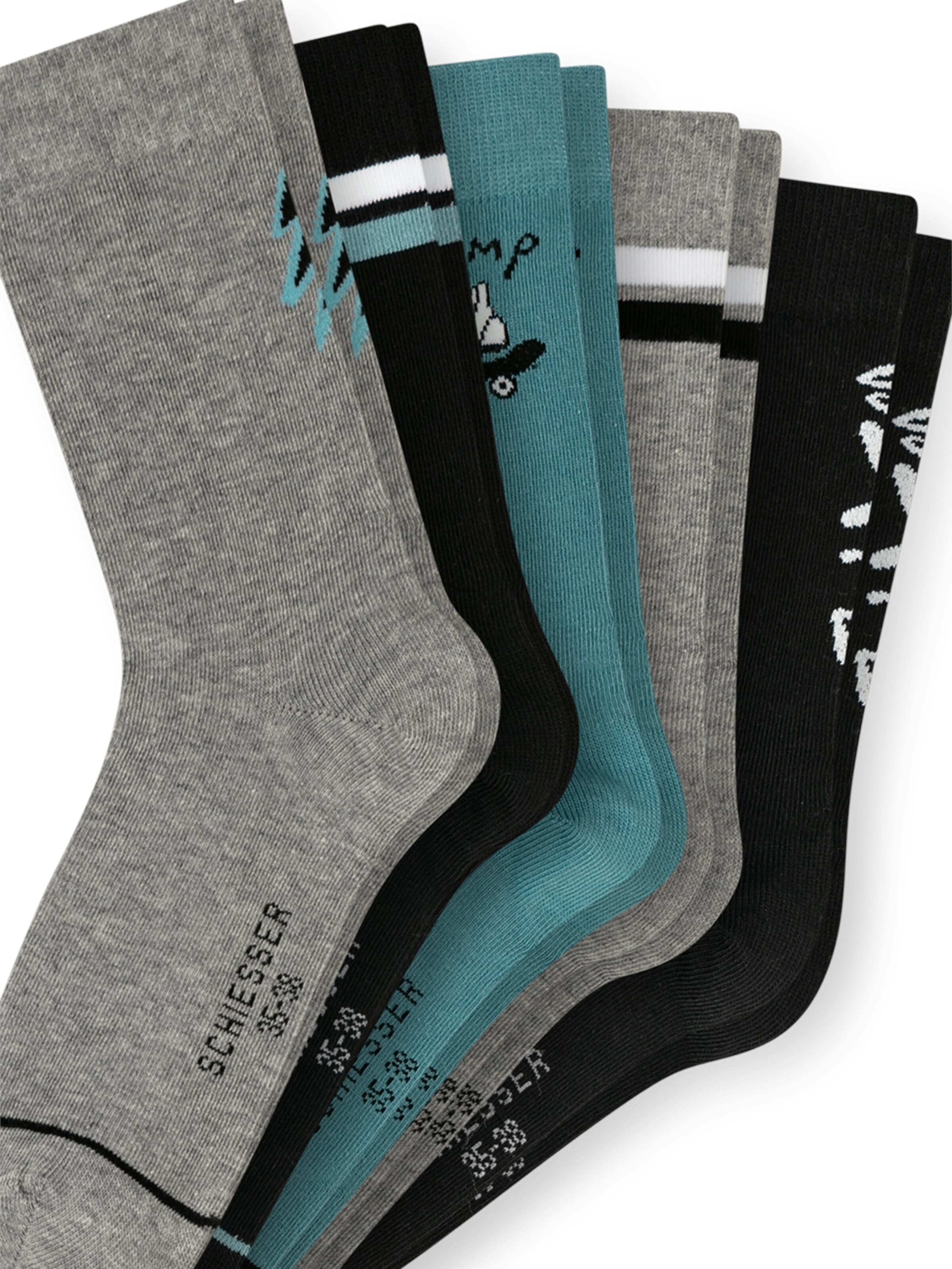 SCHIESSER Socks ' "Jump" ' in Blue
