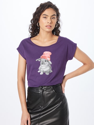 Iriedaily Shirt 'It Hasi' in Purple: front