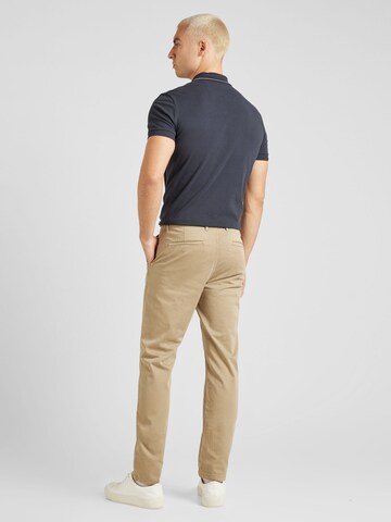 BOSS Slimfit Chinobyxa i beige