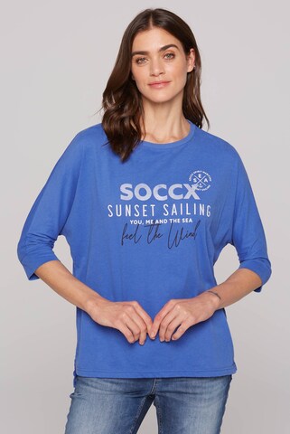 Soccx Shirt in Blue: front