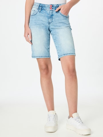 Soccx Regular Jeans in Blauw: voorkant