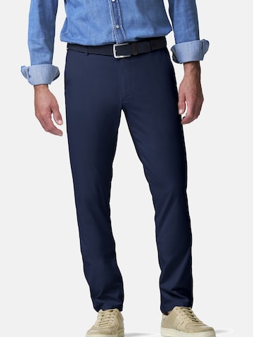 Regular Pantalon chino 'Oslo' MEYER en bleu : devant
