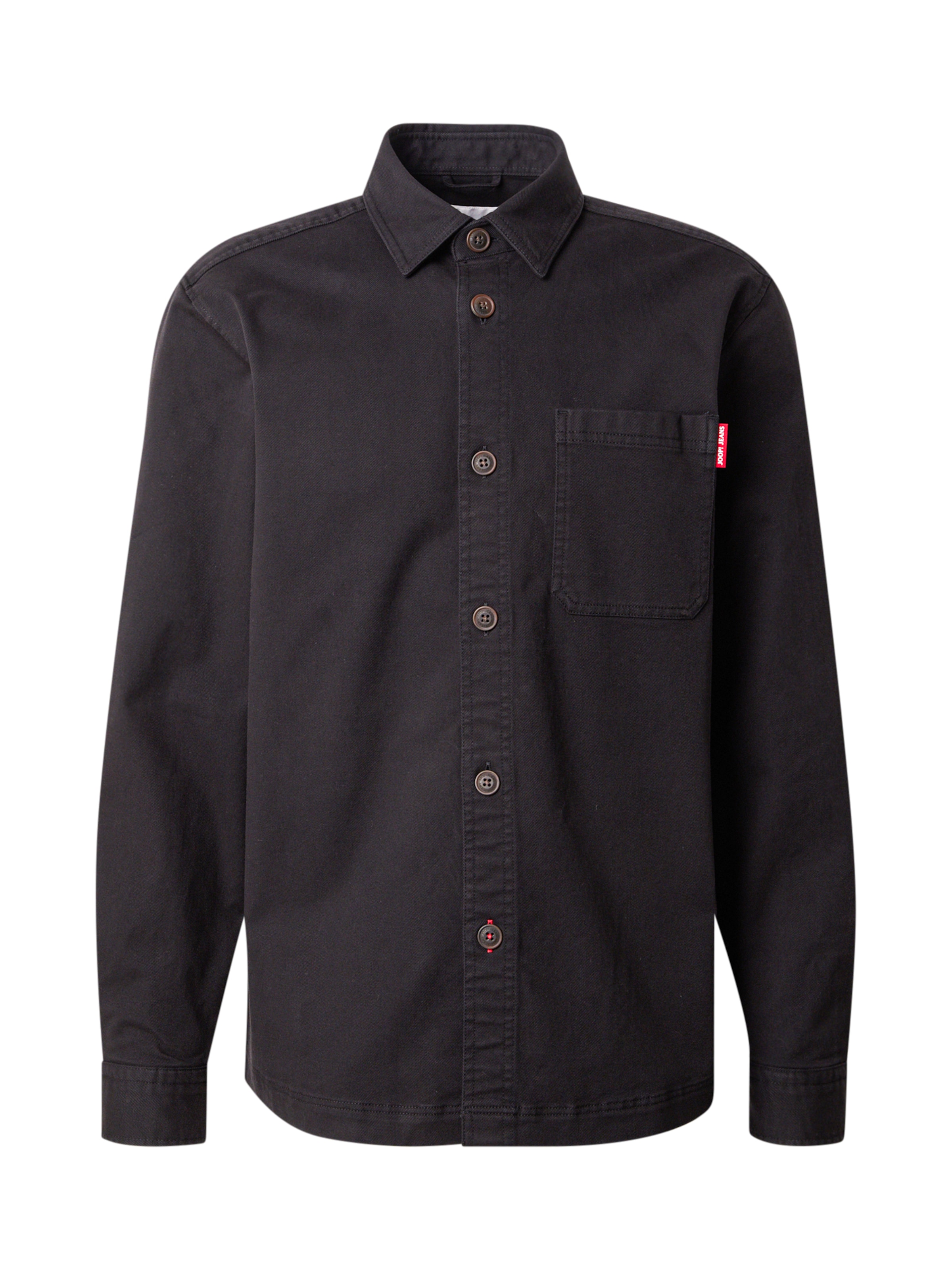 JOOP! Jeans Regular fit Риза 'Harvi' в черно: отпред