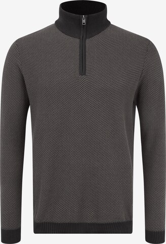 !Solid Pullover 'Duncan' in Schwarz: predná strana