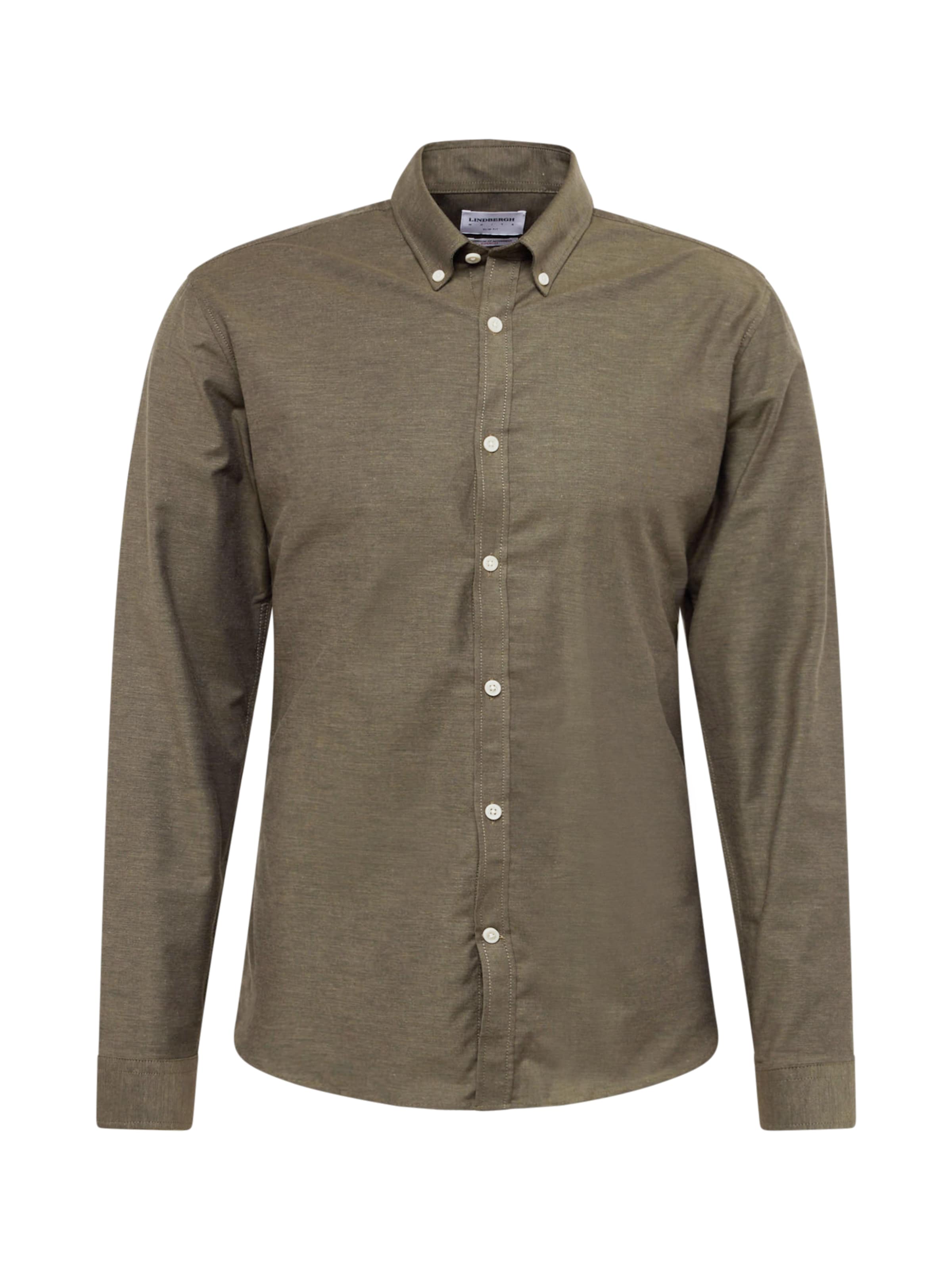 Lindbergh Slim fit Button Up Shirt in Green: front