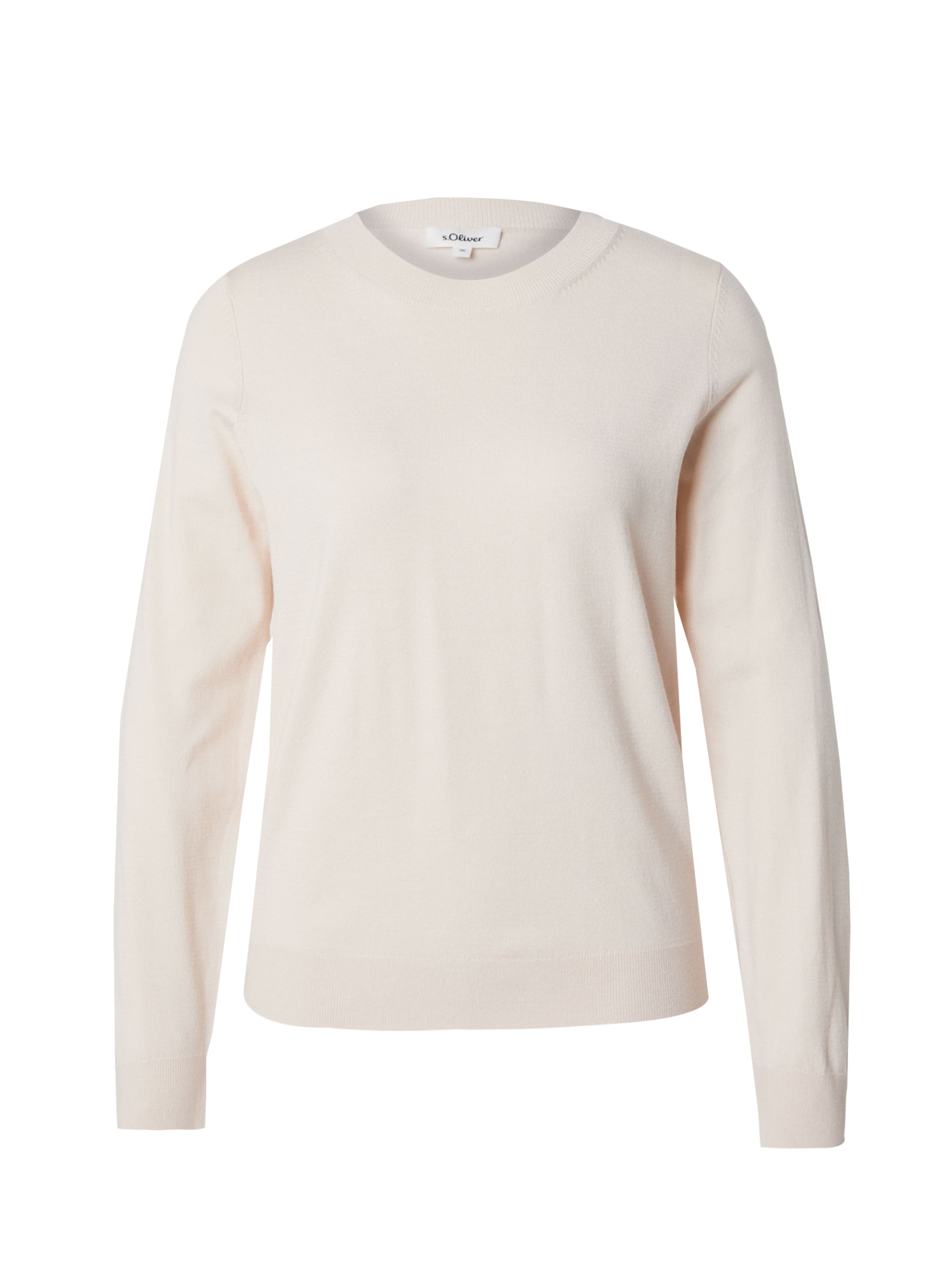 s.Oliver Pullover in Beige: Vorderseite