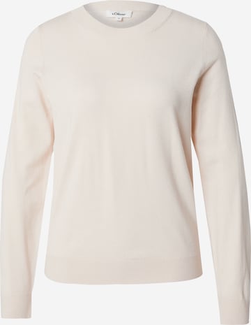 Pull-over s.Oliver en beige : devant