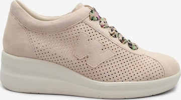 Baskets basses MELLUSO en rose : devant