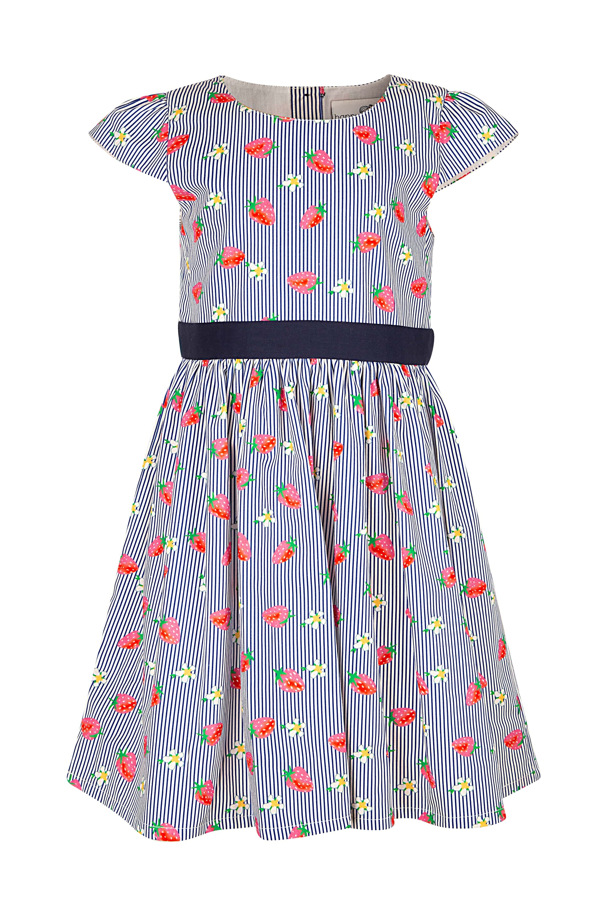 happy girls Klänning i blå: framsida