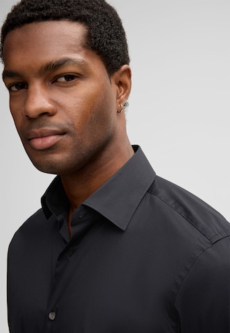 STRELLSON Regular fit Button Up Shirt 'Chris' in Black