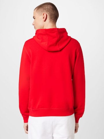 HUGO - Sweatshirt 'Daratschi214' em vermelho