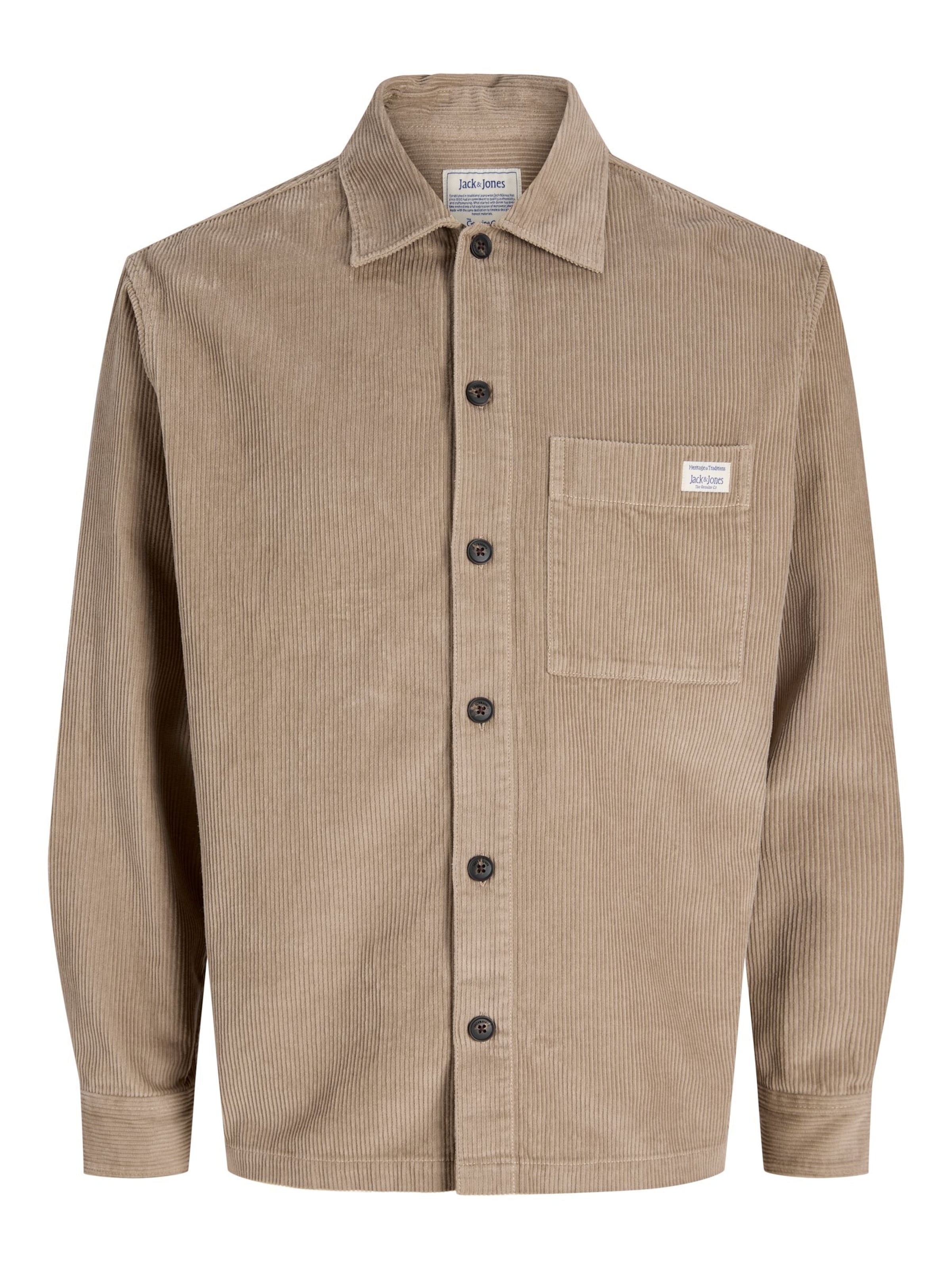 JACK & JONES Prechodná bunda 'JJZac' - Hnedá: predná strana