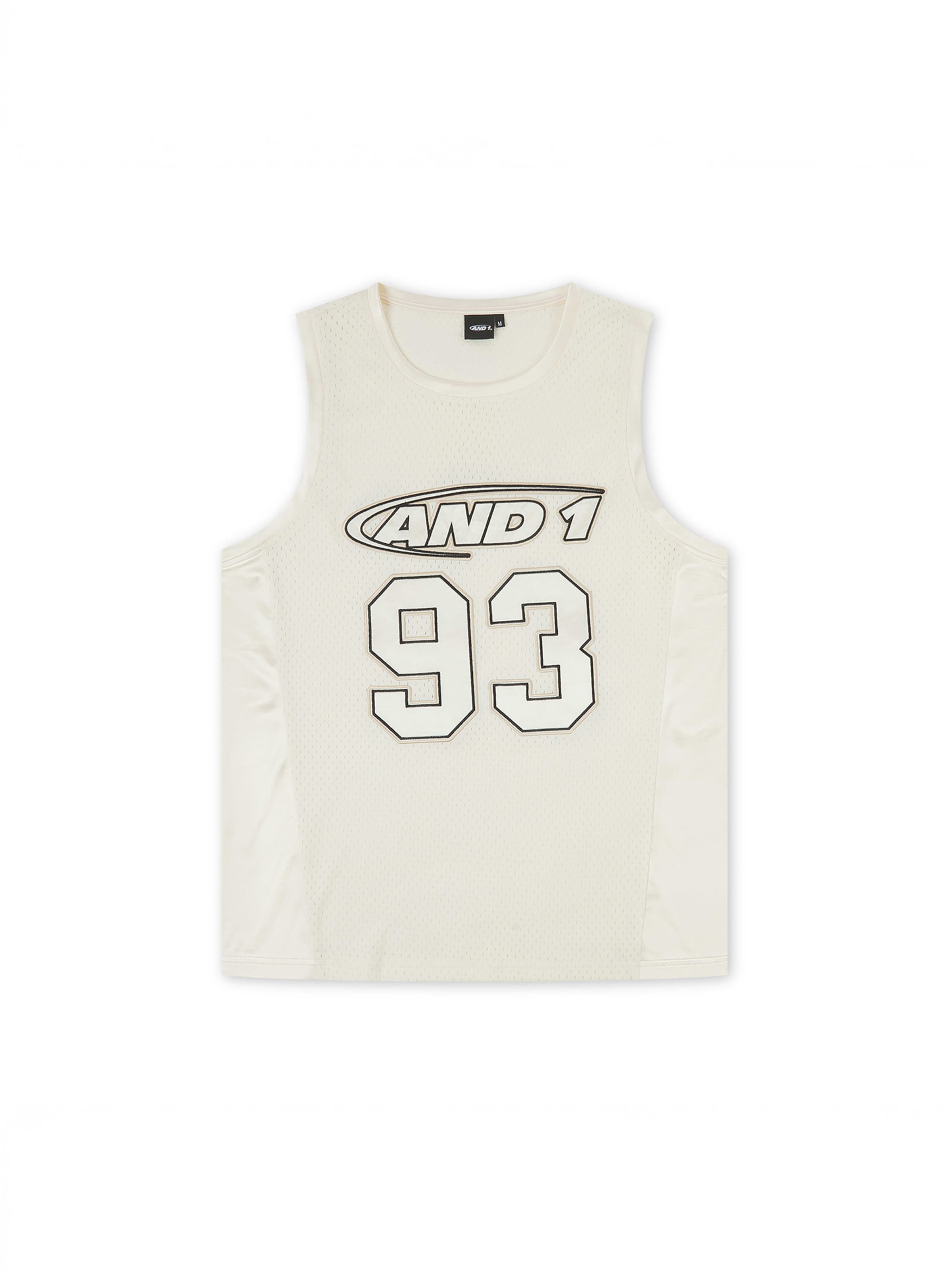 AND1 Shirt '93 Airtex' in Beige: Vorderseite