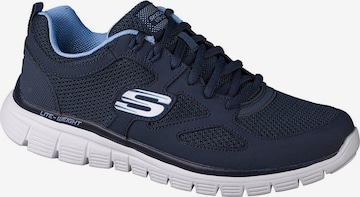 SKECHERS Sneaker low 'Skechers Burns-Agoura' in Blau: Vorderseite