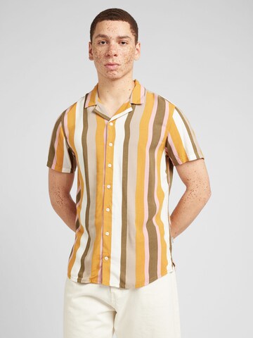 BLEND Regular fit Риза в жълто: отпред