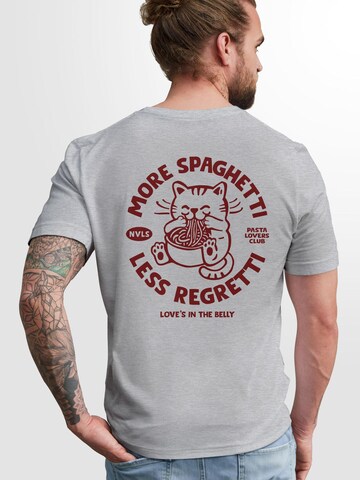 Neverless Shirt 'spaghetti' in Grey
