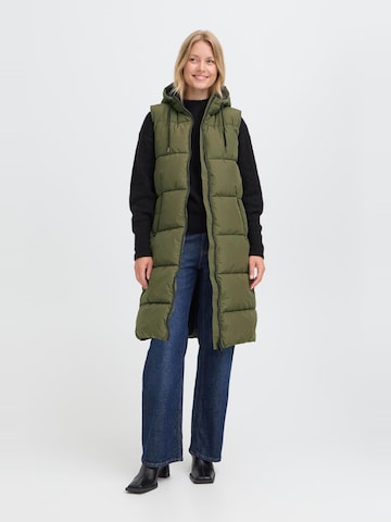 Gilet 'OXSOLICE' Oxmo en vert : devant