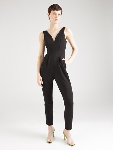 WAL G. Jumpsuit in Zwart: voorkant