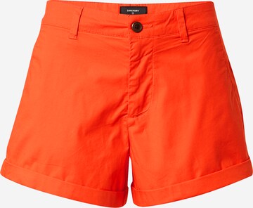 Superdry Wide Leg Shorts 'Studios' in Orange: predná strana