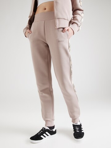 GUESS Tapered Sports trousers 'Britney' in Pink: front