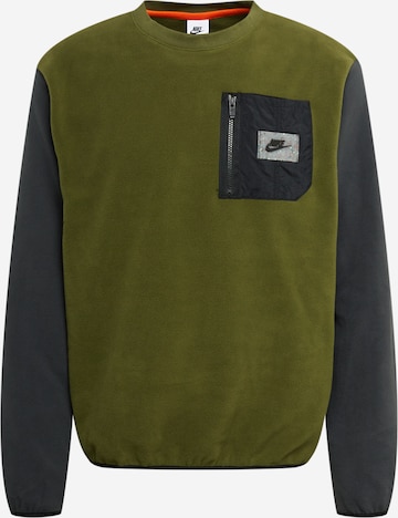 Nike Sportswear Sweatshirt in Green: front