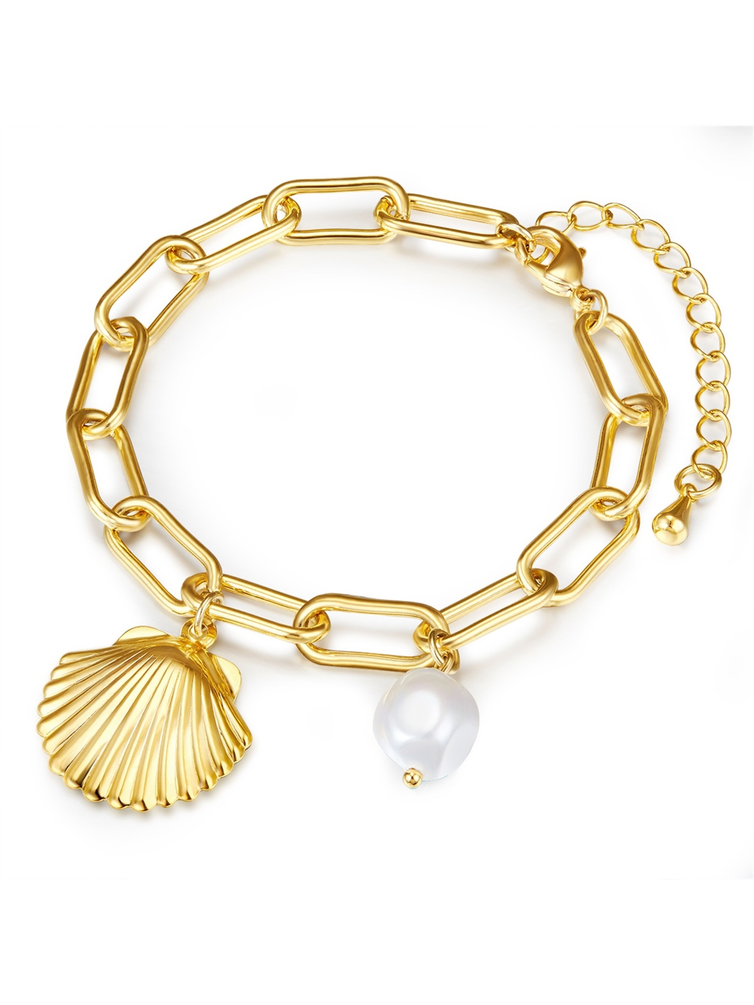 Braccialetto di Lulu & Jane in oro: frontale