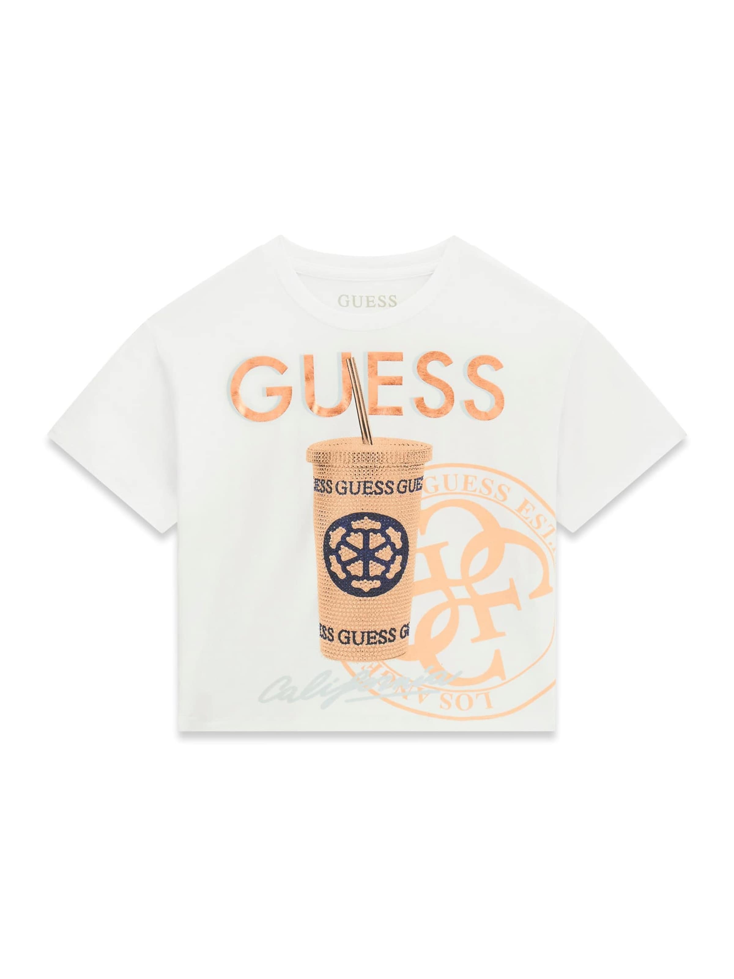GUESS Shirt in White: front