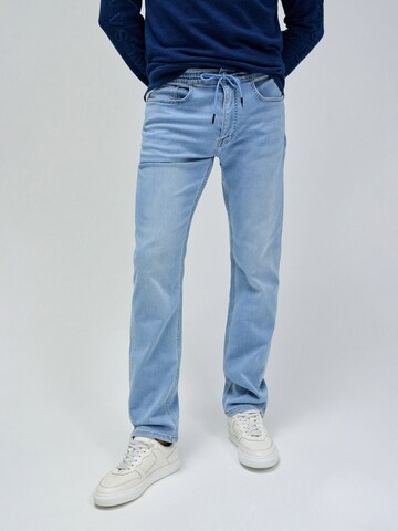 Salsa Jeans Slimfit Hosen 'Jogger' in Blau: Vorderseite