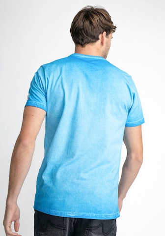 Petrol Industries T-Shirt 'Moonstone' in Blau