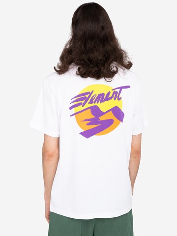 ELEMENT T-Shirt 'HORIZON' in Weiß: predná strana