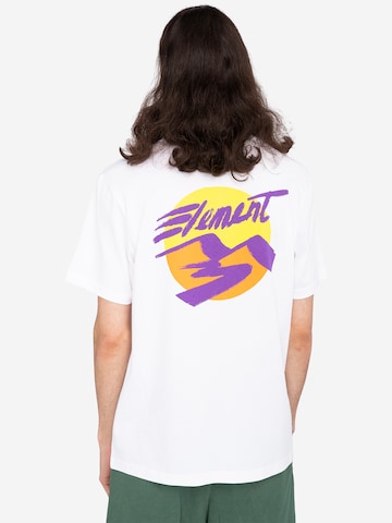 T-Shirt 'HORIZON' ELEMENT en blanc : devant
