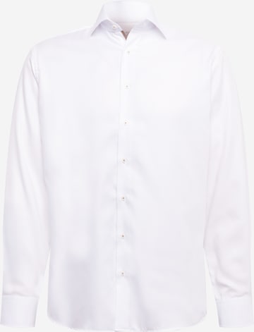 Chemise business ETERNA en blanc : devant