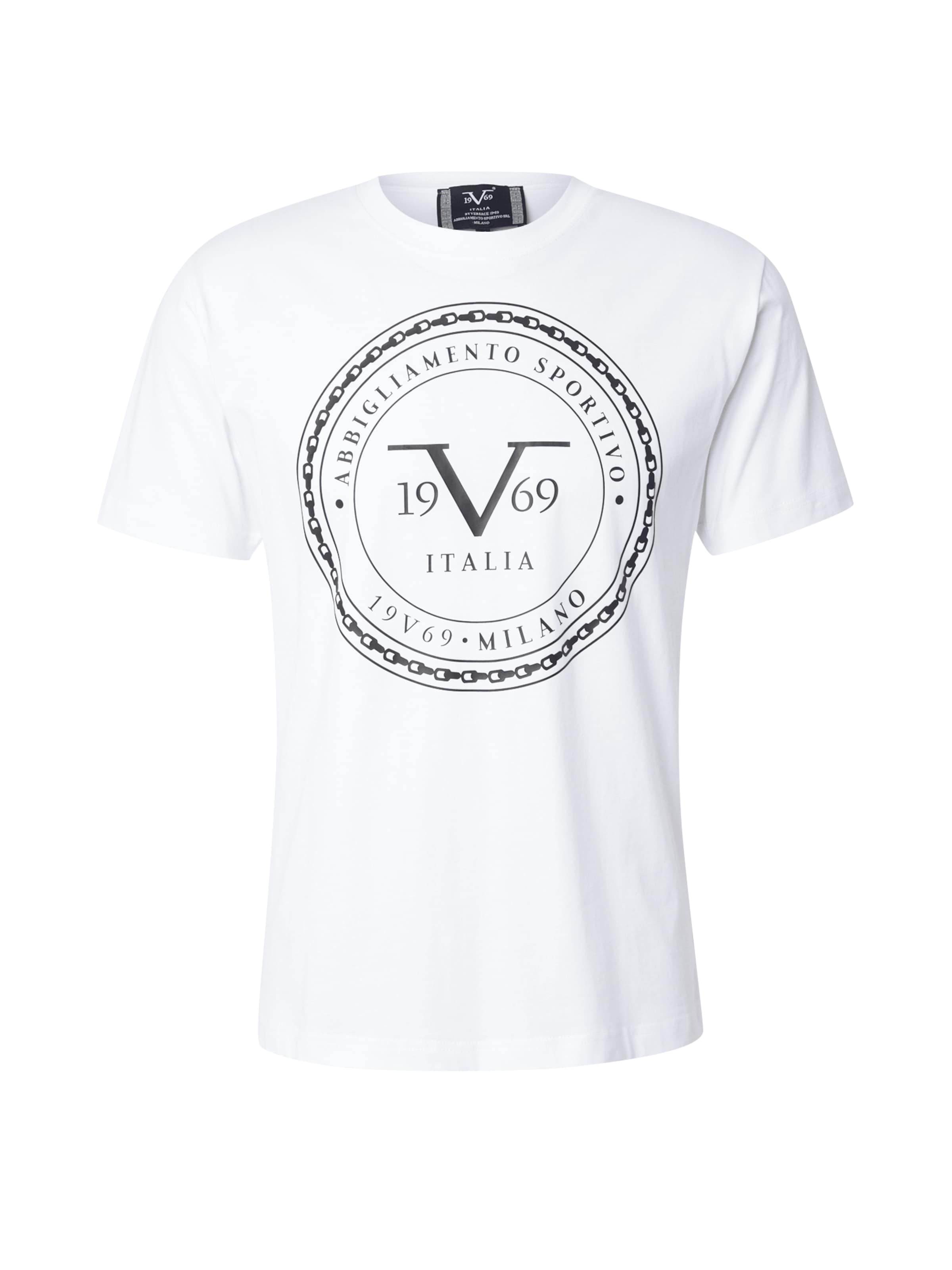 balta 19V69 ITALIA Marškinėliai 'Felix': priekis