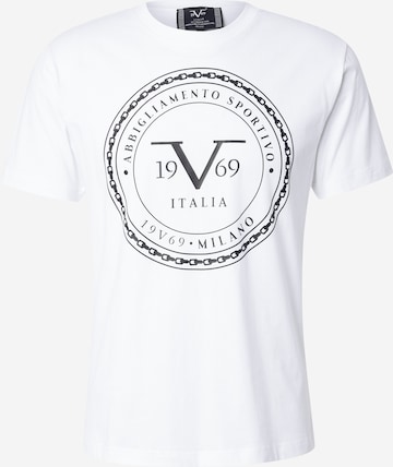 19V69 ITALIA T-Shirt 'Felix' in Weiß: Vorderseite